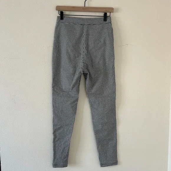 Urban Outfitters Black White Gingham High Rise Zipper Pocket Pants Size‎ 6 - Picture 7 of 8